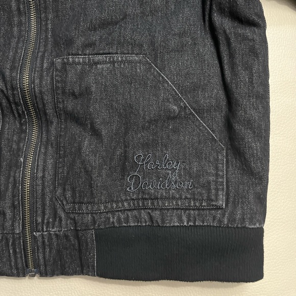 NWT - Harley-Davidson Women’s Transcendent Sherpa Lined Denim Jacket - Size L - Picture 5 of 13